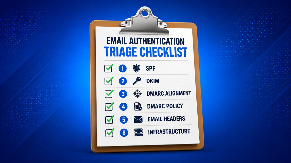 Troubleshooting Checklist for Email Authentication Issues